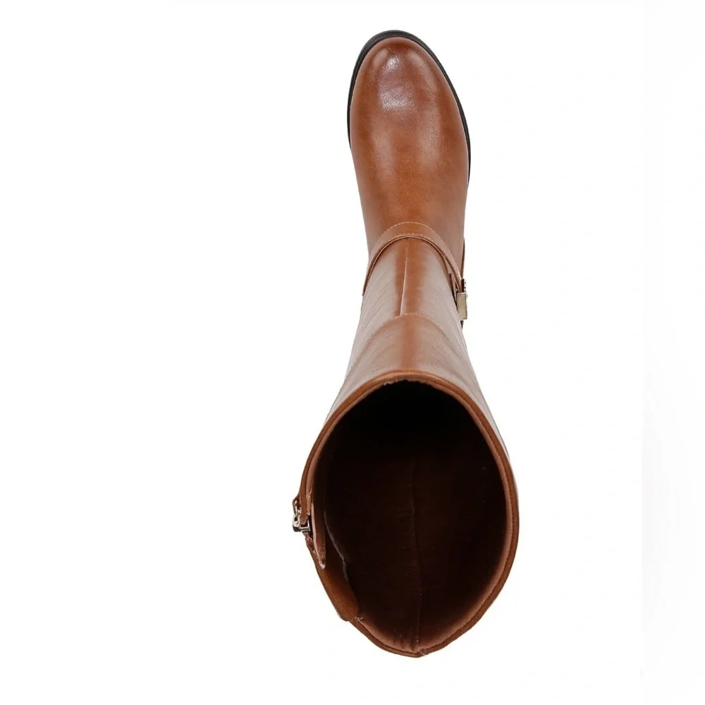 Dr. Scholl's Hello Rider Women's Boots Honey Faux Leather